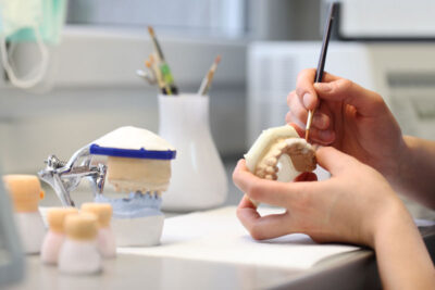 model of a dental implant